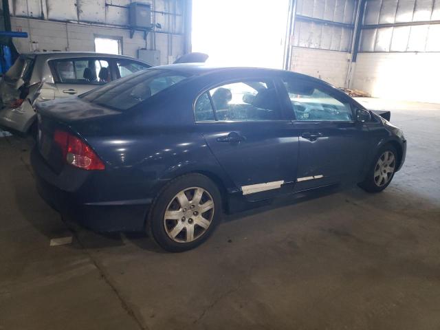 1HGFA16556L021712 - 2006 HONDA CIVIC LX BLUE photo 3