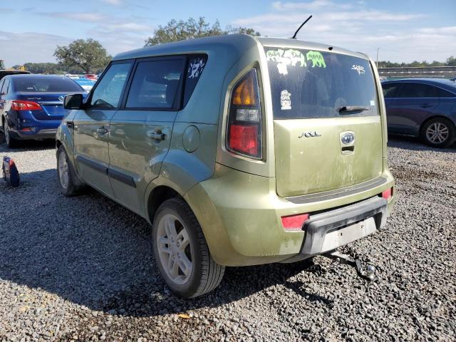 KNDJT2A24B7237088 - 2011 KIA SOUL + GREEN photo 2