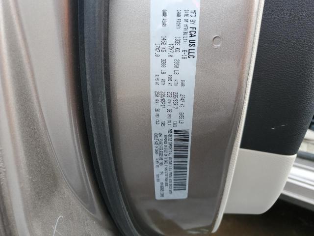 2C4RC1FG9JR331109 - 2018 CHRYSLER PACIFICA TOURING PLUS Boz foto 14