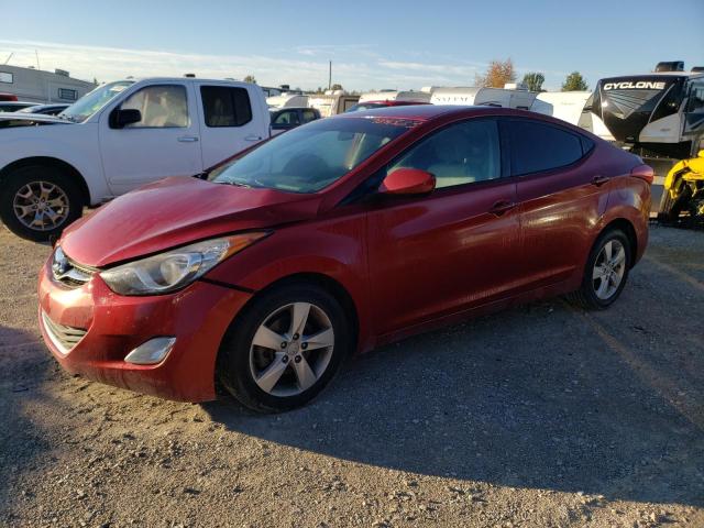 5NPDH4AE9DH453442 - 2013 HYUNDAI ELANTRA GLS RED photo 1