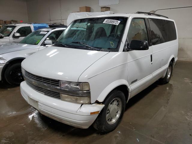 1GNDM19W2YB217513 - 2000 CHEVROLET ASTRO WHITE photo 2