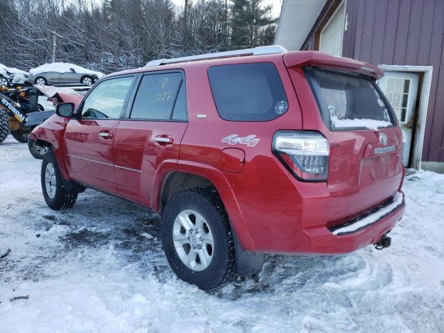 JTEBU5JR2G5326091 - 2016 TOYOTA 4RUNNER SR5/SR5 PREMIUM RED photo 2