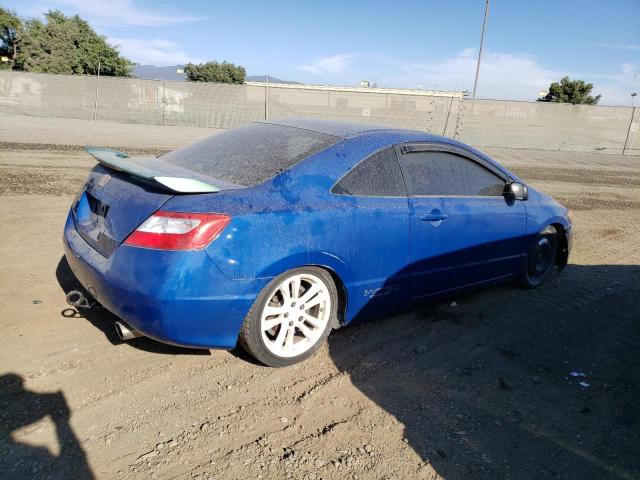 2HGFG21558H703775 - 2008 HONDA CIVIC SI BLUE photo 3