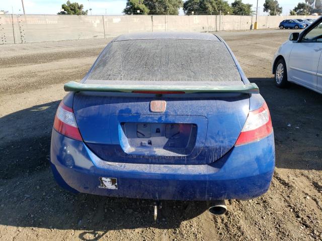 2HGFG21558H703775 - 2008 HONDA CIVIC SI BLUE photo 6