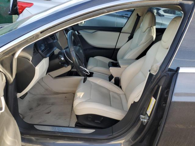 5YJSA1E25JF263318 - 2018 TESLA MODEL S GRAY photo 7