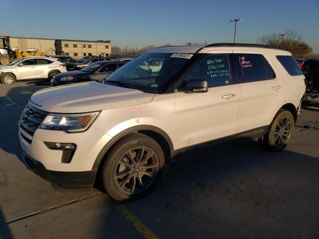 1FM5K8D88JGB83814 - 2018 FORD EXPLORER XLT WHITE photo 1