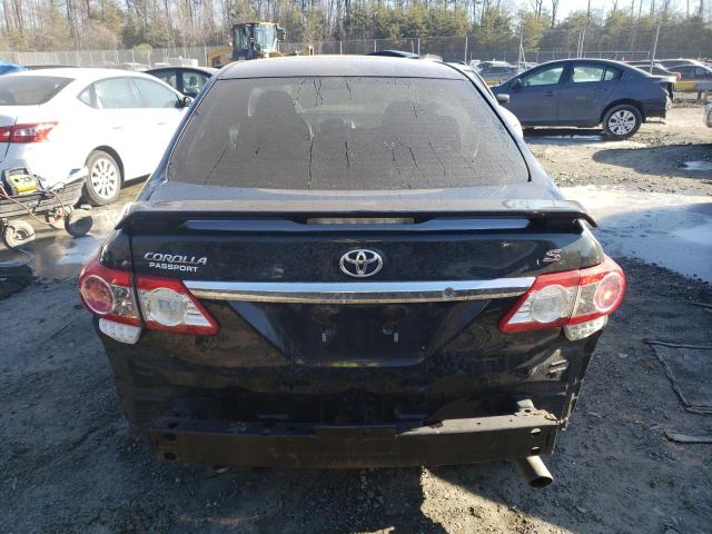 2T1BU4EE5DC108893 - 2013 TOYOTA COROLLA BASE BLACK photo 6