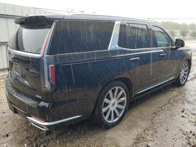 1GYS4DKL4NR216460 - 2022 CADILLAC ESCALADE PREMIUM LUXURY PLATINUM BLACK photo 3