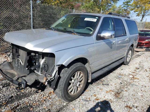 1FMJK1J58CEF56963 - 2012 FORD EXPEDITION EL XLT SILVER photo 1