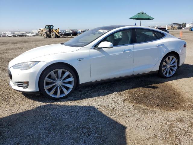 5YJSA1CP0DFP25304 - 2013 TESLA MODEL S Սպիտակ լուսանկար 1