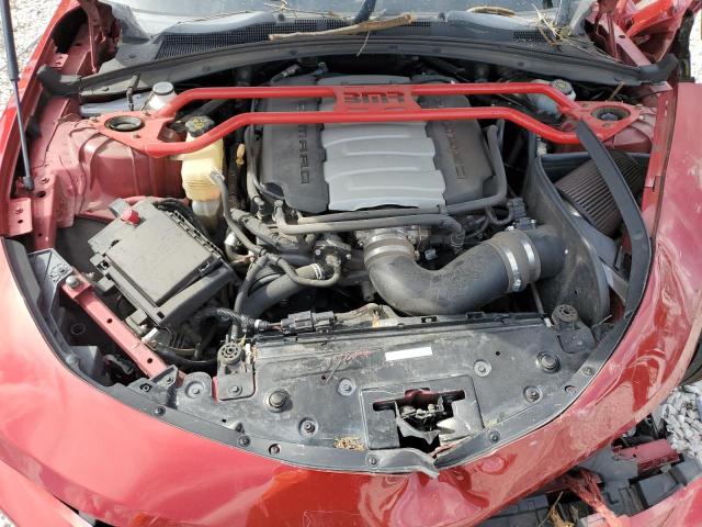 1G1FE1R77G0163829 - 2016 CHEVROLET CAMARO SS RED photo 11