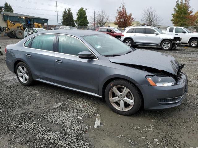 1VWBP7A32DC074723 - 2013 VOLKSWAGEN PASSAT SE GRAY photo 4