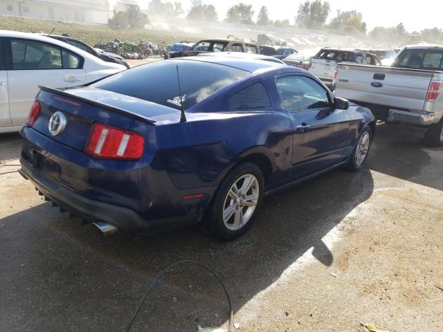 1ZVBP8AM6C5281858 - 2012 FORD MUSTANG BLUE photo 3