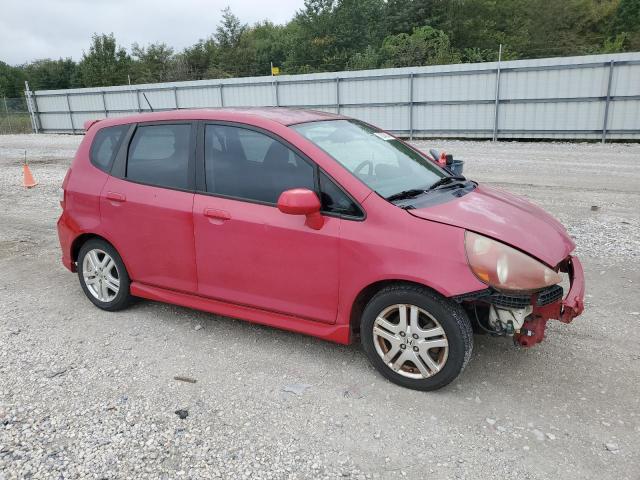 JHMGD38687S043074 - 2007 HONDA FIT S 红色 照片 4