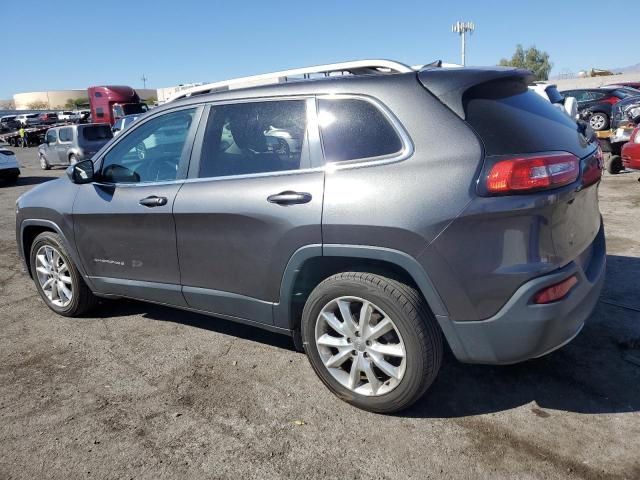 1C4PJLDB7GW272772 - 2016 JEEP CHEROKEE LIMITED GRAY photo 2