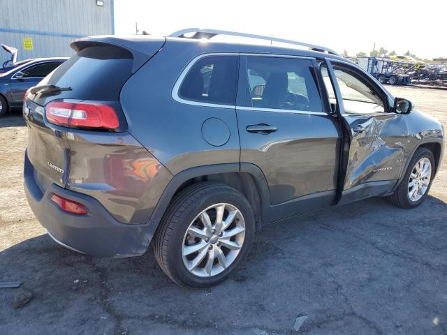 1C4PJLDB7GW272772 - 2016 JEEP CHEROKEE LIMITED GRAY photo 3