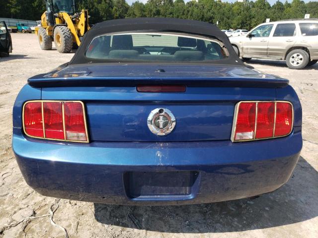 1ZVHT84N585146632 - 2008 FORD MUSTANG BLUE photo 6