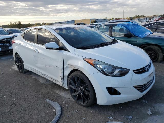 5NPDH4AE4DH283541 - 2013 HYUNDAI ELANTRA GLS WHITE photo 4