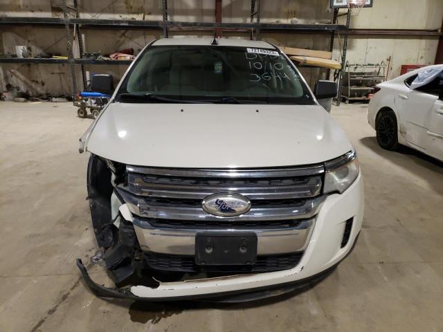 2FMDK3GC1BBB13644 - 2011 FORD EDGE SE WHITE photo 5