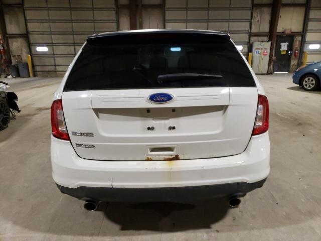 2FMDK3GC1BBB13644 - 2011 FORD EDGE SE WHITE photo 6