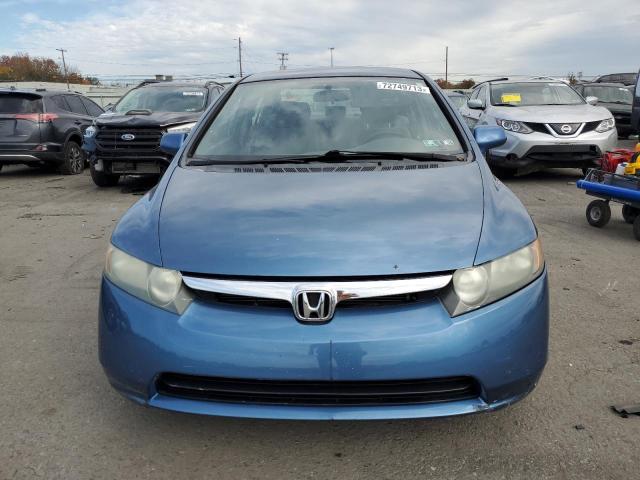 2HGFA15528H510439 - 2008 HONDA CIVIC LX BLUE photo 5