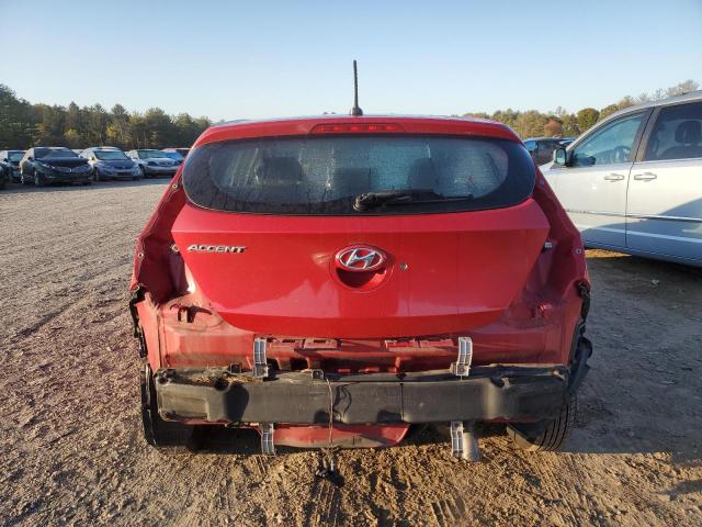 KMHCT5AE1DU094167 - 2013 HYUNDAI ACCENT GLS RED photo 6