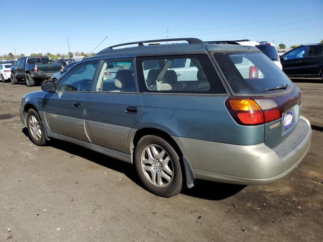 4S3BH6751Y6663558 - 2000 SUBARU LEGACY OUTBACK AWP 绿色 照片 2
