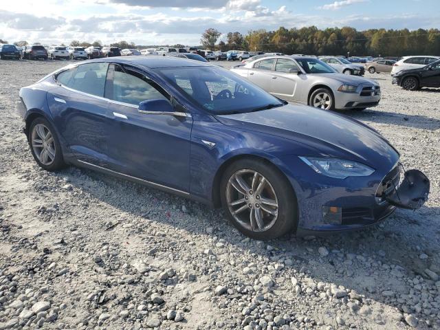 5YJSA1E25FF106914 - 2015 TESLA MODEL S ლურჯი ფოტო 4