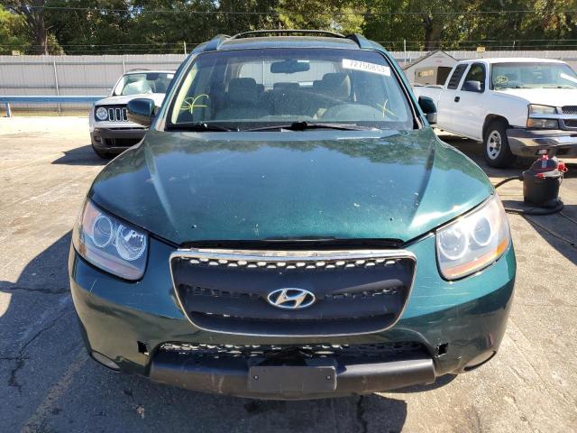 5NMSH13E27H028035 - 2007 HYUNDAI SANTA FE SE GREEN photo 5