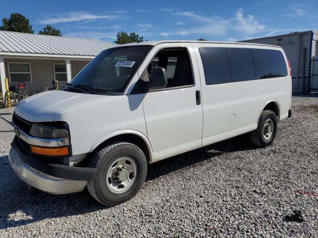 1GBWGRFA8E1192722 - 2014 CHEVROLET EXPRESS G2 LT WHITE photo 1