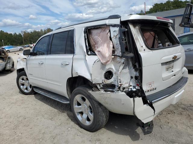 1GNSCCKC4JR256297 - 2018 CHEVROLET TAHOE C1500 PREMIER WHITE photo 2