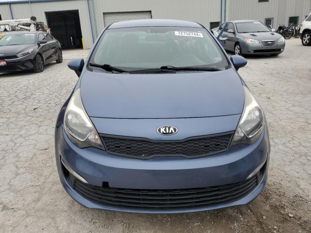 KNADM4A36G6646962 - 2018 KIA RIO LX BLUE photo 5