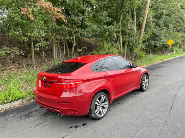 5YMGZ0C5XBLK13817 - 2011 BMW X6 M RED photo 4
