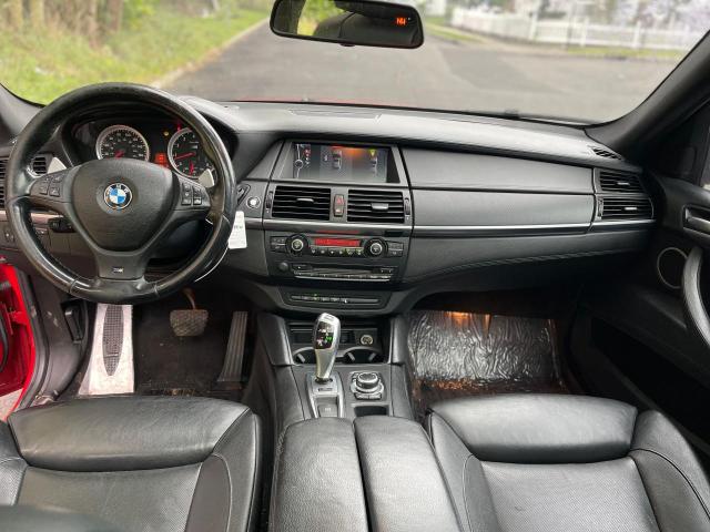 5YMGZ0C5XBLK13817 - 2011 BMW X6 M RED photo 9