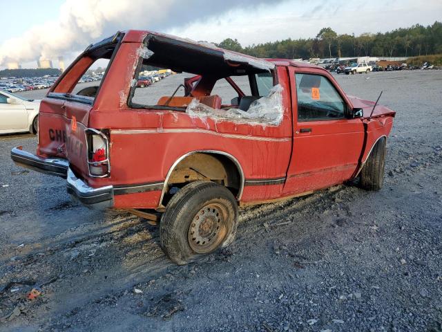 1GNCT18RXH8188723 - 1987 CHEVROLET BLAZER S10 RED photo 3