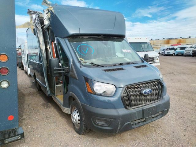 1FDDF6P80MKA41474 - 2021 FORD TRANSIT T-350 HD GRAY photo 4