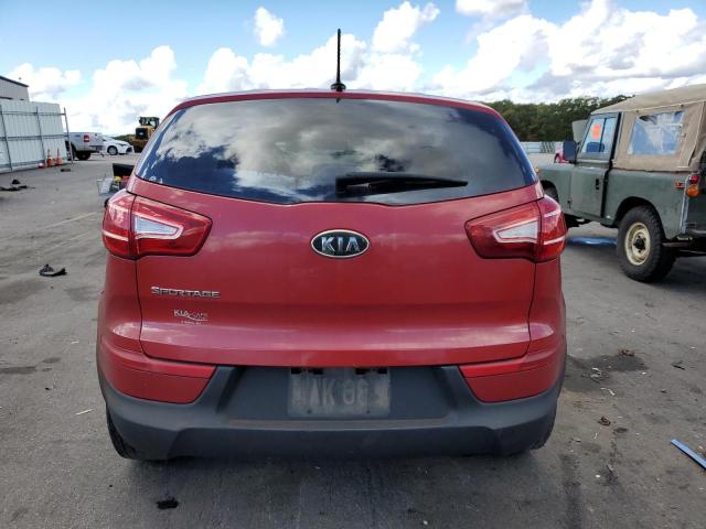 KNDPB3A29C7257003 - 2012 KIA SPORTAGE BASE RED photo 6