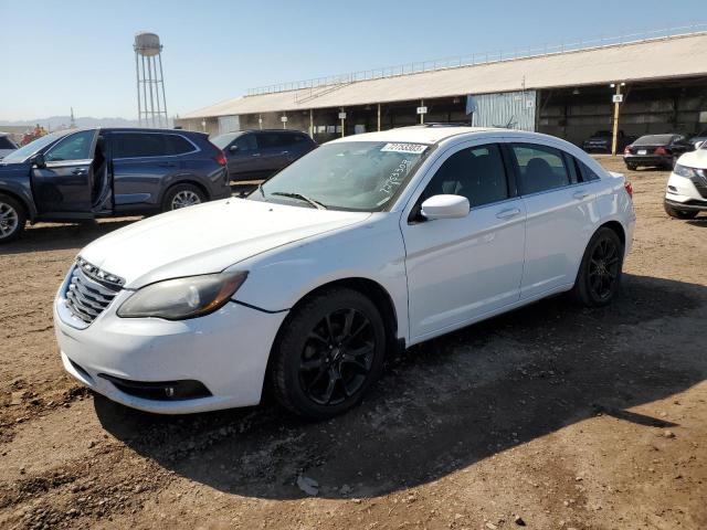 1C3CCBBGXEN152490 - 2014 CHRYSLER 200 TOURING WHITE photo 1