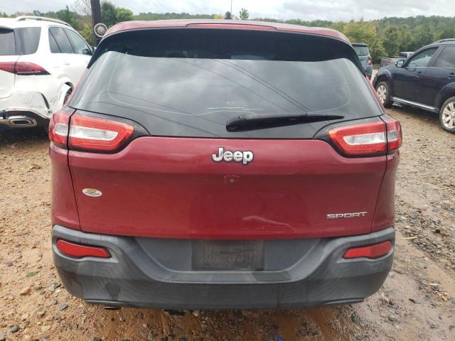 1C4PJLAB5FW596323 - 2015 JEEP CHEROKEE SPORT RED photo 6