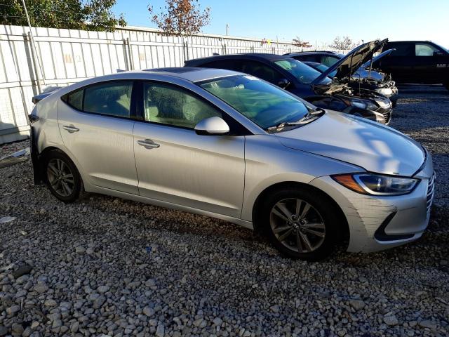 5NPD84LF1HH119921 - 2017 HYUNDAI ELANTRA SE SILVER photo 4