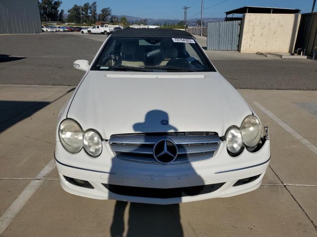 WDBTK56F28F249181 - 2008 MERCEDES-BENZ CLK 350 WHITE photo 5