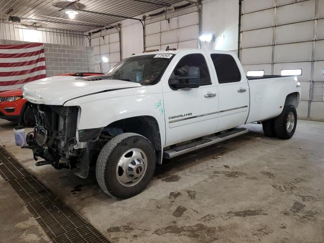 1GT426C8XCF146648 - 2012 GMC SIERRA K3500 DENALI WHITE photo 1