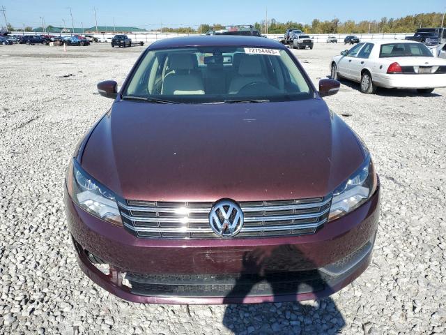 1VWBN7A35EC052786 - 2014 VOLKSWAGEN PASSAT SE BURGUNDY photo 5