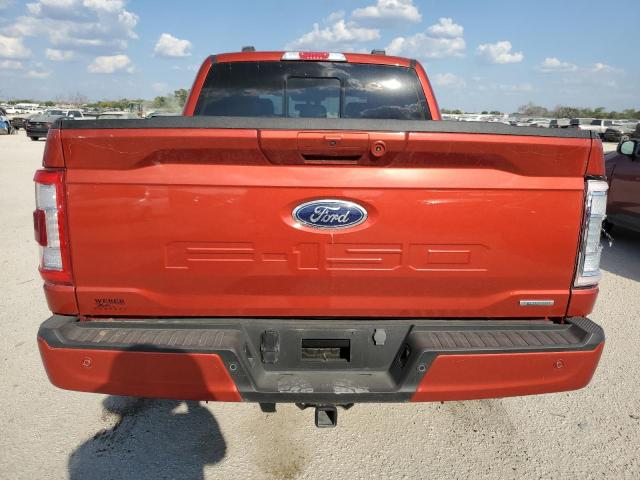 1FTFW1E88PKE35621 - 2023 FORD F150 SUPERCREW RED photo 6