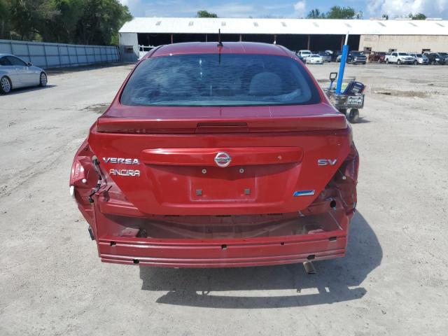 3N1CN7AP2EL829460 - 2014 NISSAN VERSA S RED photo 6