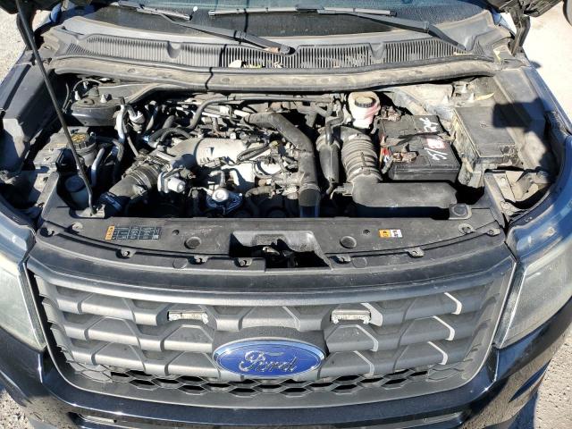 1FM5K8AT2GGA37233 - 2016 FORD EXPLORER POLICE INTERCEPTOR Noir photo 12