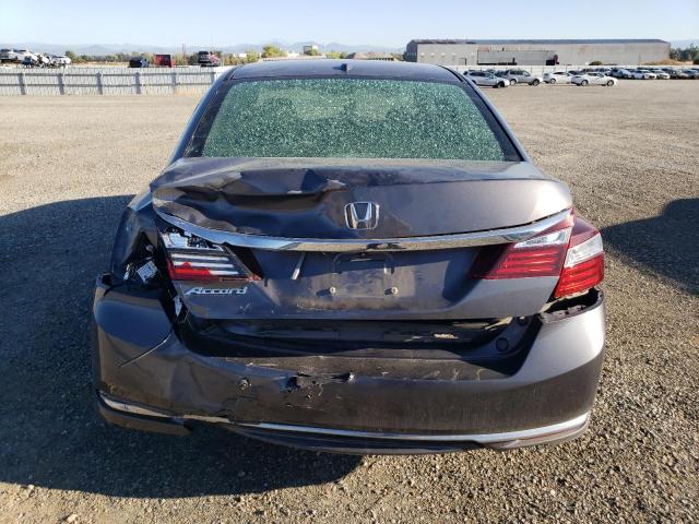 1HGCR2F83HA003171 - 2017 HONDA ACCORD EXL GRAY photo 6