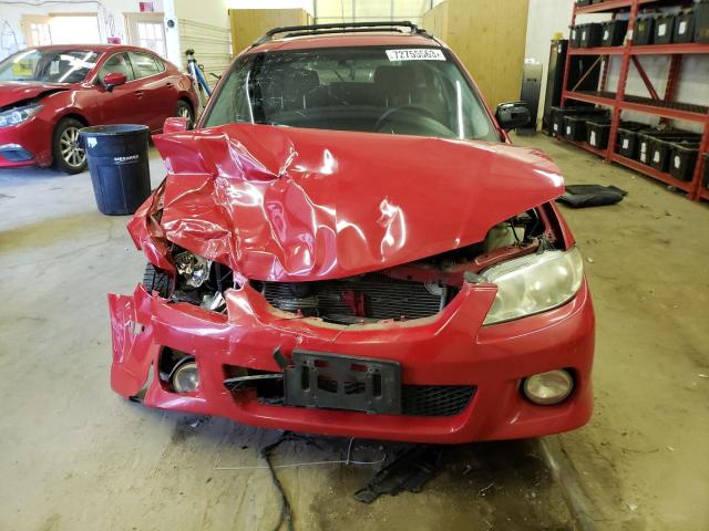 JM1BJ246331206220 - 2003 MAZDA PROTEGE PR5 RED photo 5