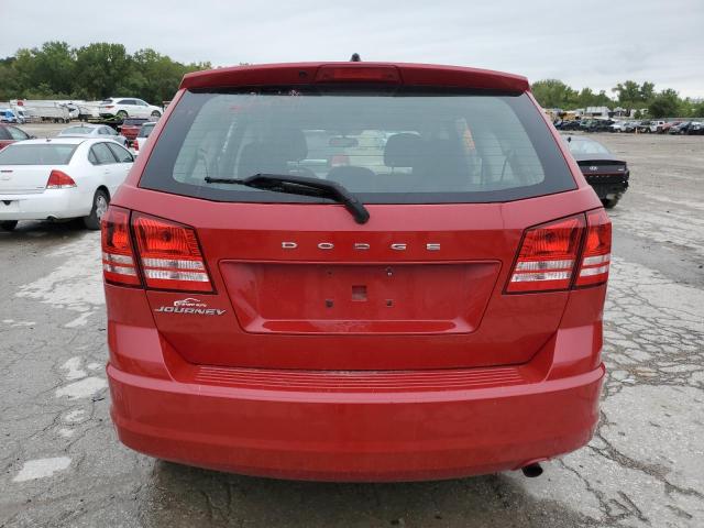 3C4PDCAB6ET199022 - 2014 DODGE JOURNEY SE RED photo 6