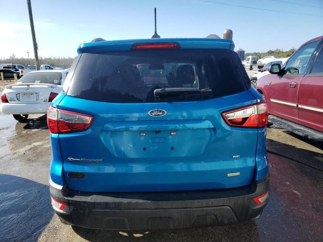 MAJ3S2GE8KC258438 - 2019 FORD ECOSPORT SE BLUE photo 6